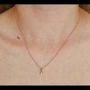 Julez Bryant 14k 16 “ necklace Fleur de Lis